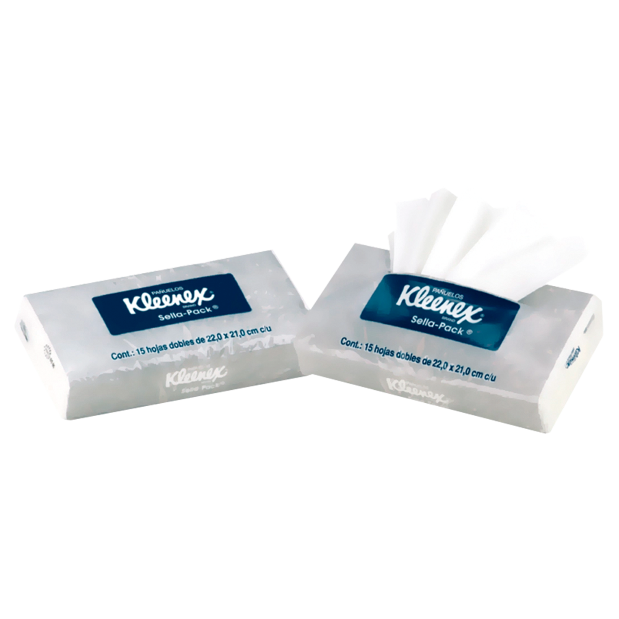 Pañuelo Facial Kleenex® 192 Sella-Pack con 15 pañuelos