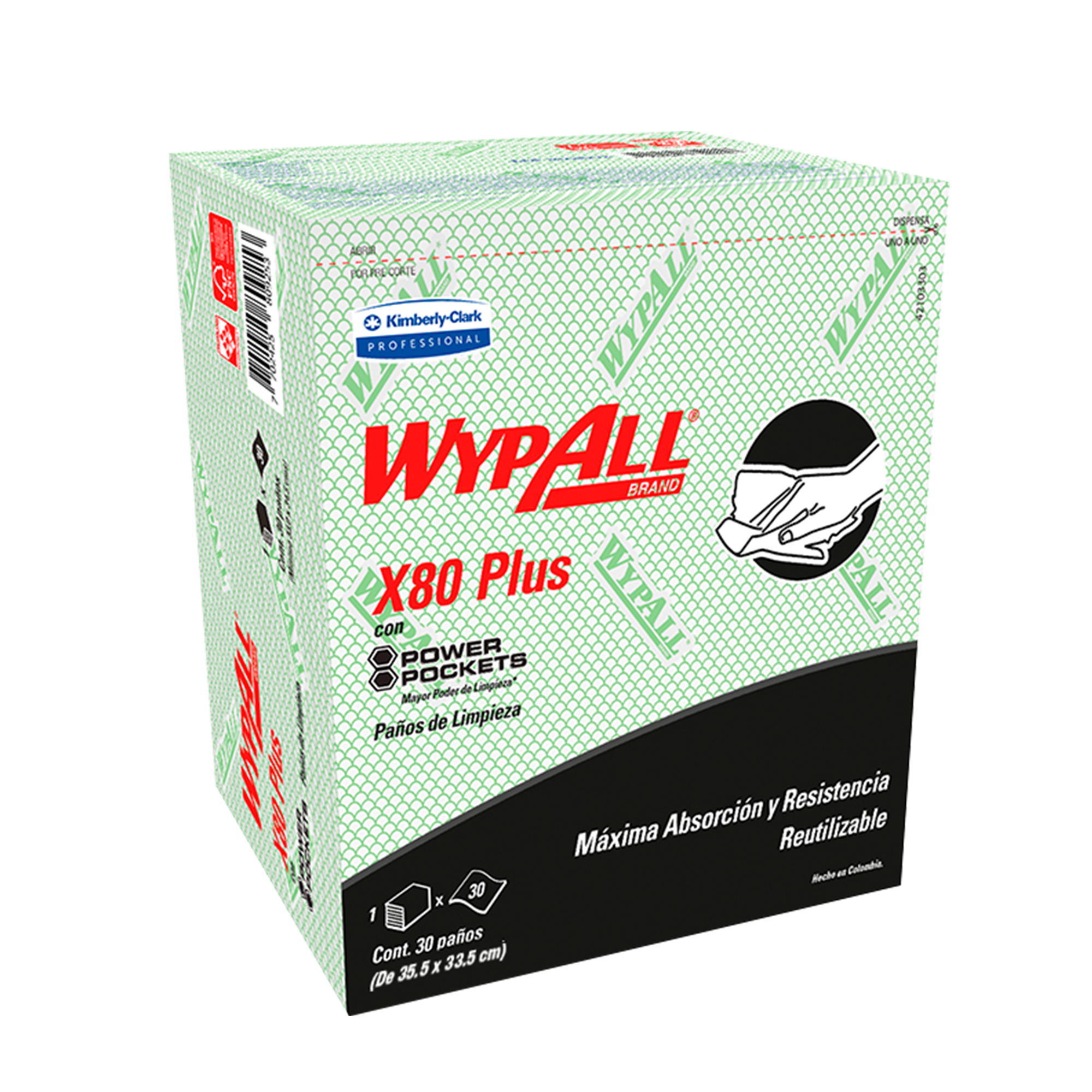 WYPALL® X80Plus Food Service Verde