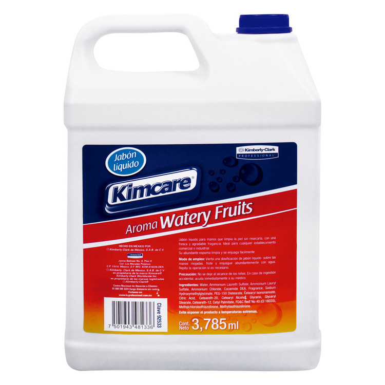 Jabón Kimcare Galón Watery 3785 ml x 4