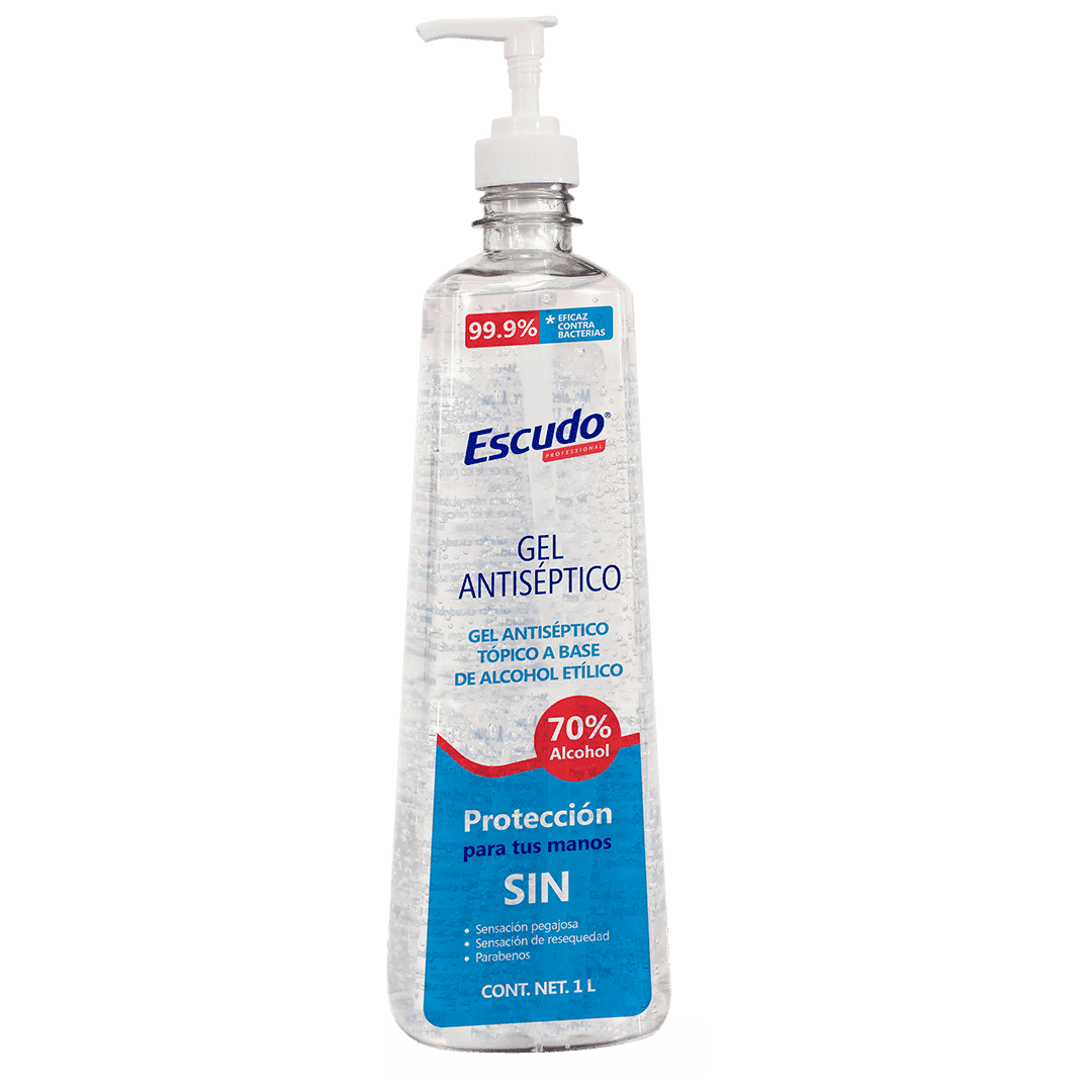 Gel Antibacterial  Escudo® 1,000 ml x 6