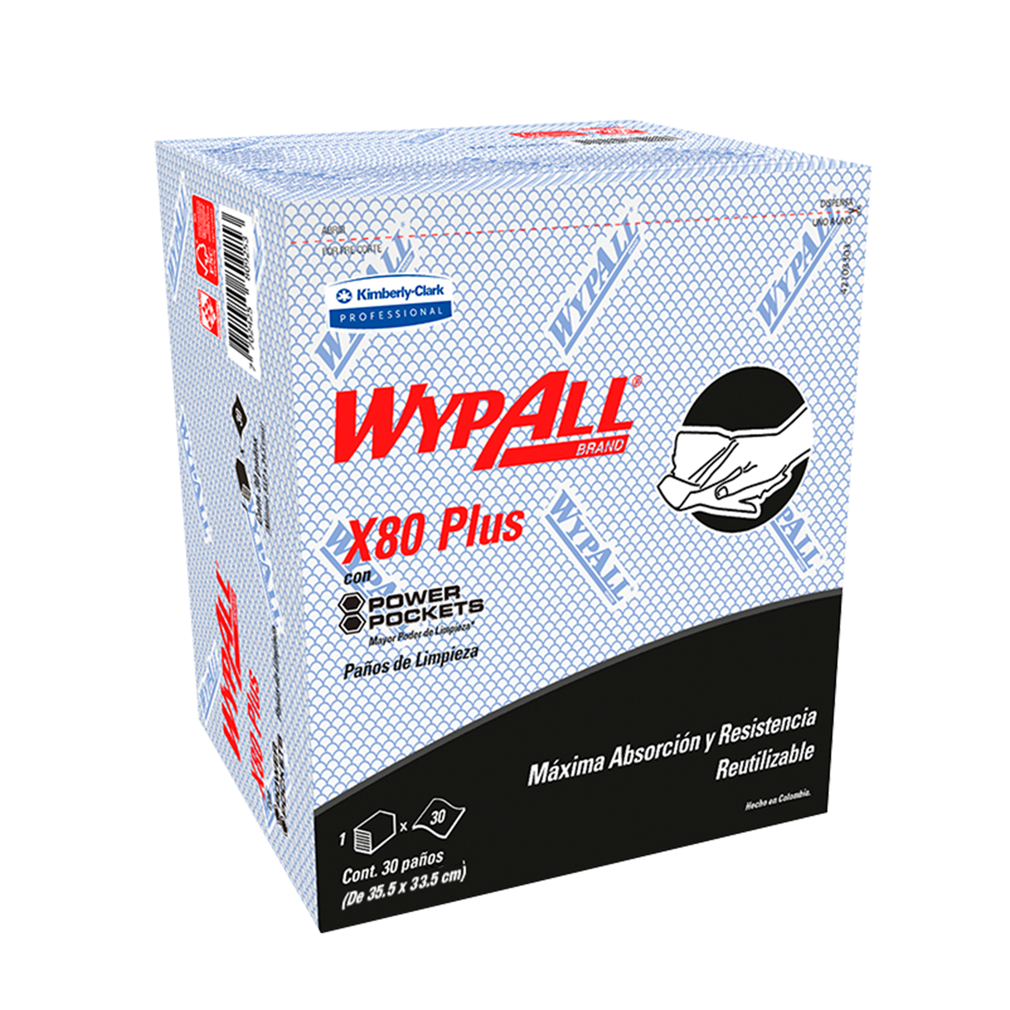 WYPALL® X80Plus Food Service Azul