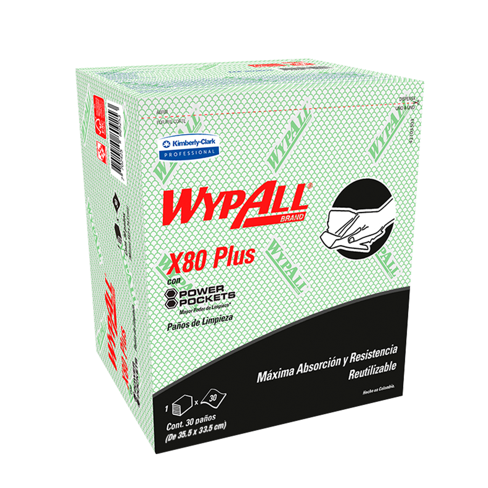 WYPALL® X80Plus Food Service Verde