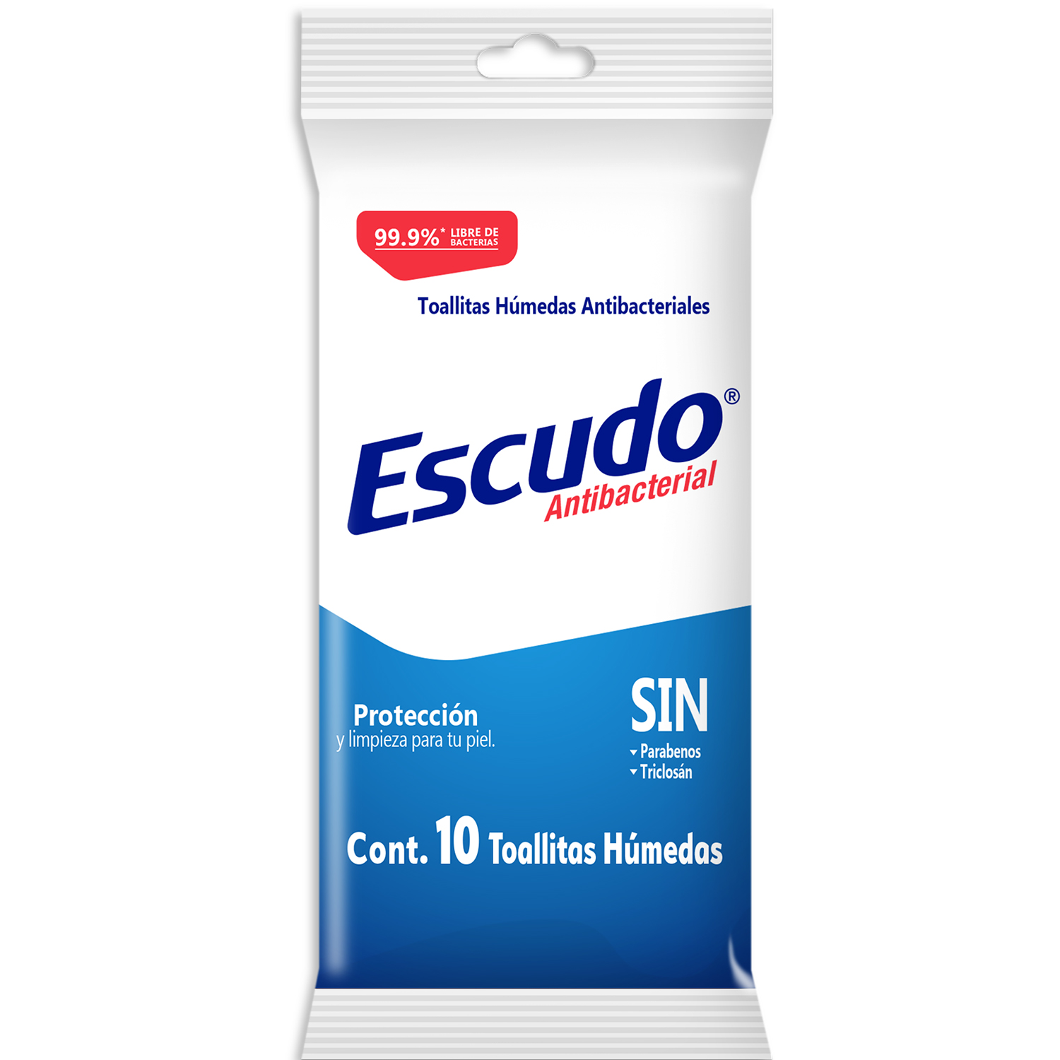 Escudo Toallitas Húmedas Antibacteriales 50 pzas. – Du Papier