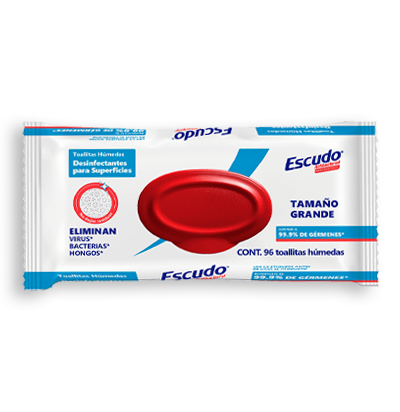 Pouch Toallitas Húmedas Escudo® para Superficies