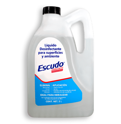 Líquido Desinfectante Escudo® para Superficies y Ambiente