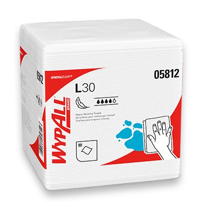 Wypall® L30 Wipers, Cuatifoldeados