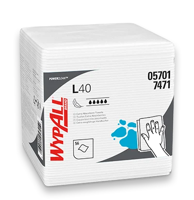 Wypall® L40 Wipers, Cuatifoldeados